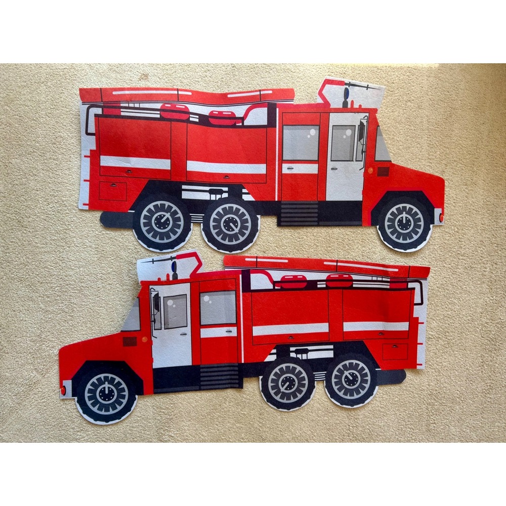 Fire Truck Wagon Accessory Set designed to clip onto wagon costumes Halloween